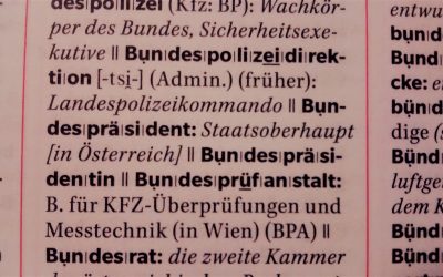 Österreich hat wieder gewählt: Wort des Jahres 2016