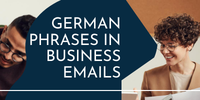 German phrases in business emails