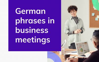 German phrases in business meetings