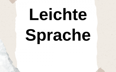 Was ist Leichte Sprache?