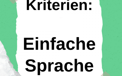 Kriterien Einfacher Sprache