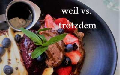 Gusta auf Grammatik: weil vs. trotzdem